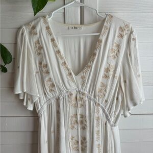 böhme in loom Lyla embroidered dress